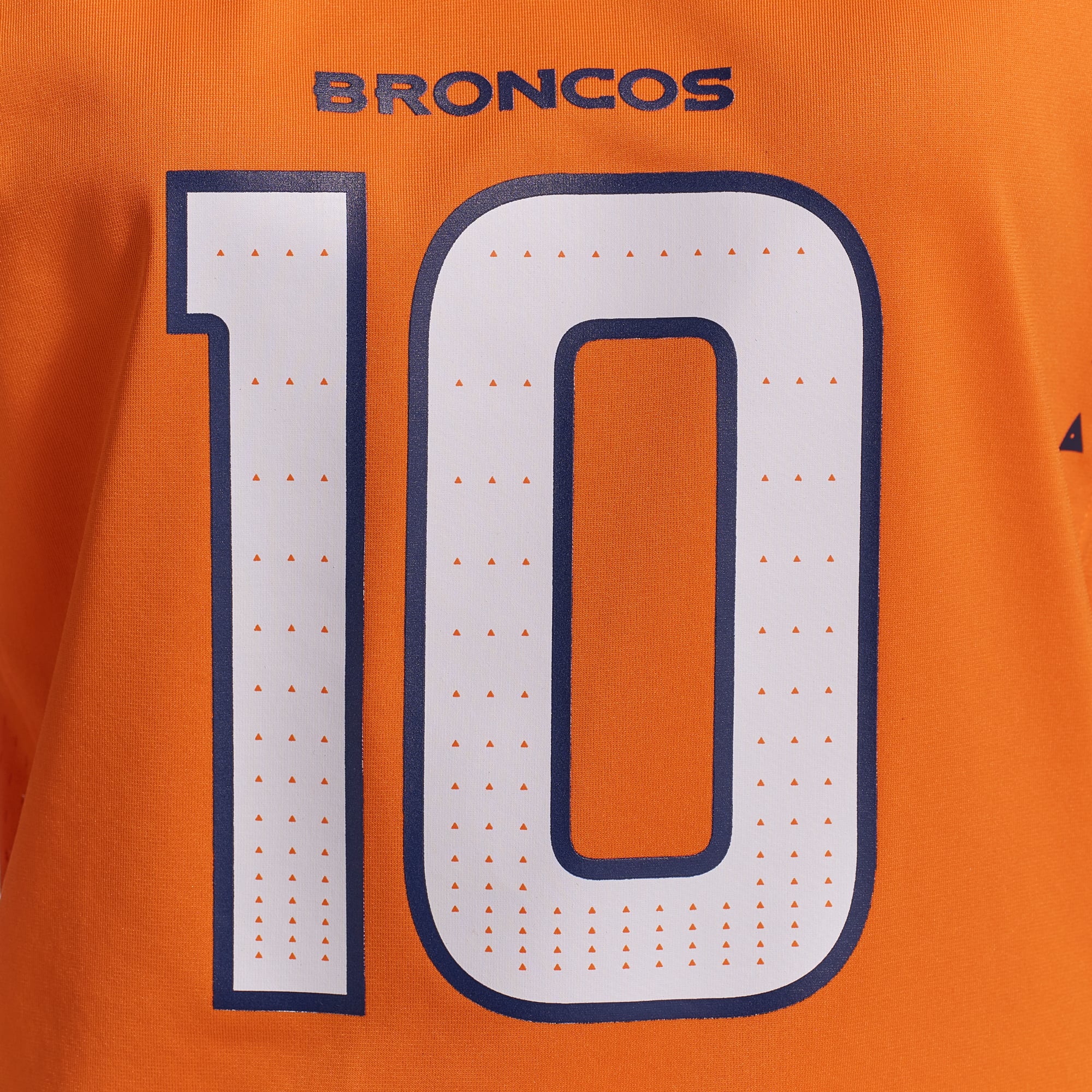 Maillot de match Nike Bo Nix Denver Broncos pour femme, orange