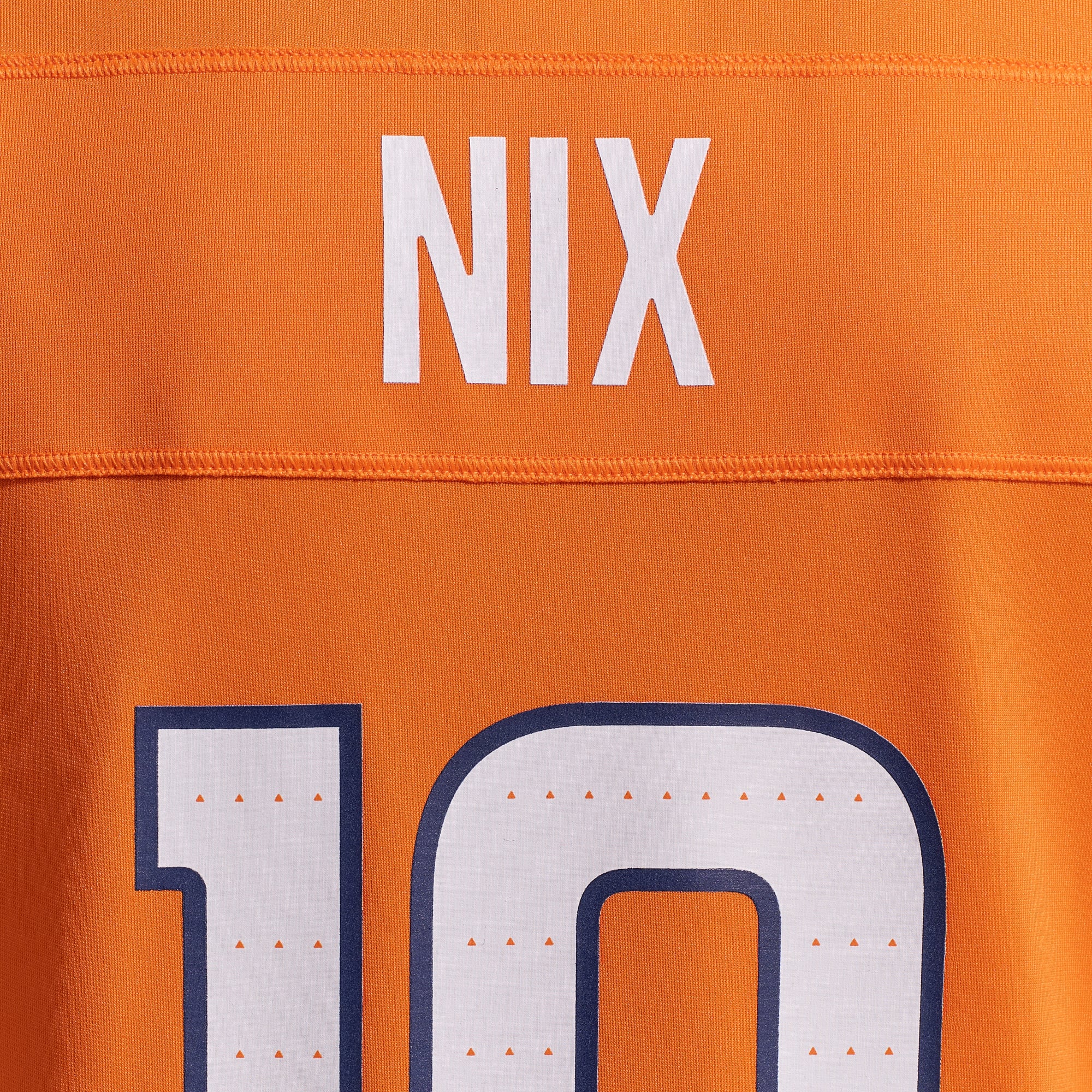 Maillot de match Nike Bo Nix Denver Broncos pour femme, orange