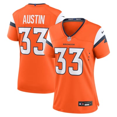 Brent Austin Denver Broncos Nike Women's Team Game Jersey - Orange