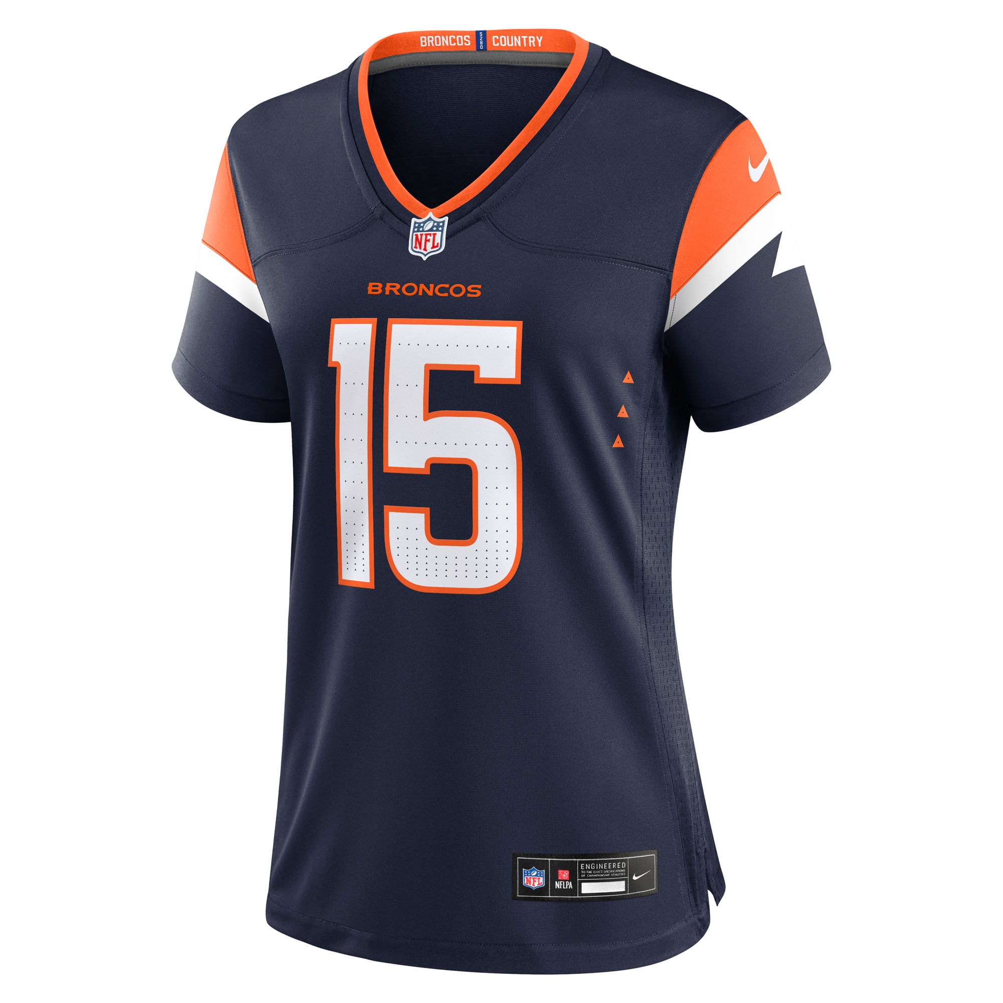 Women's Nike Nik Bonitto  Orange Denver Broncos Team Game Jersey