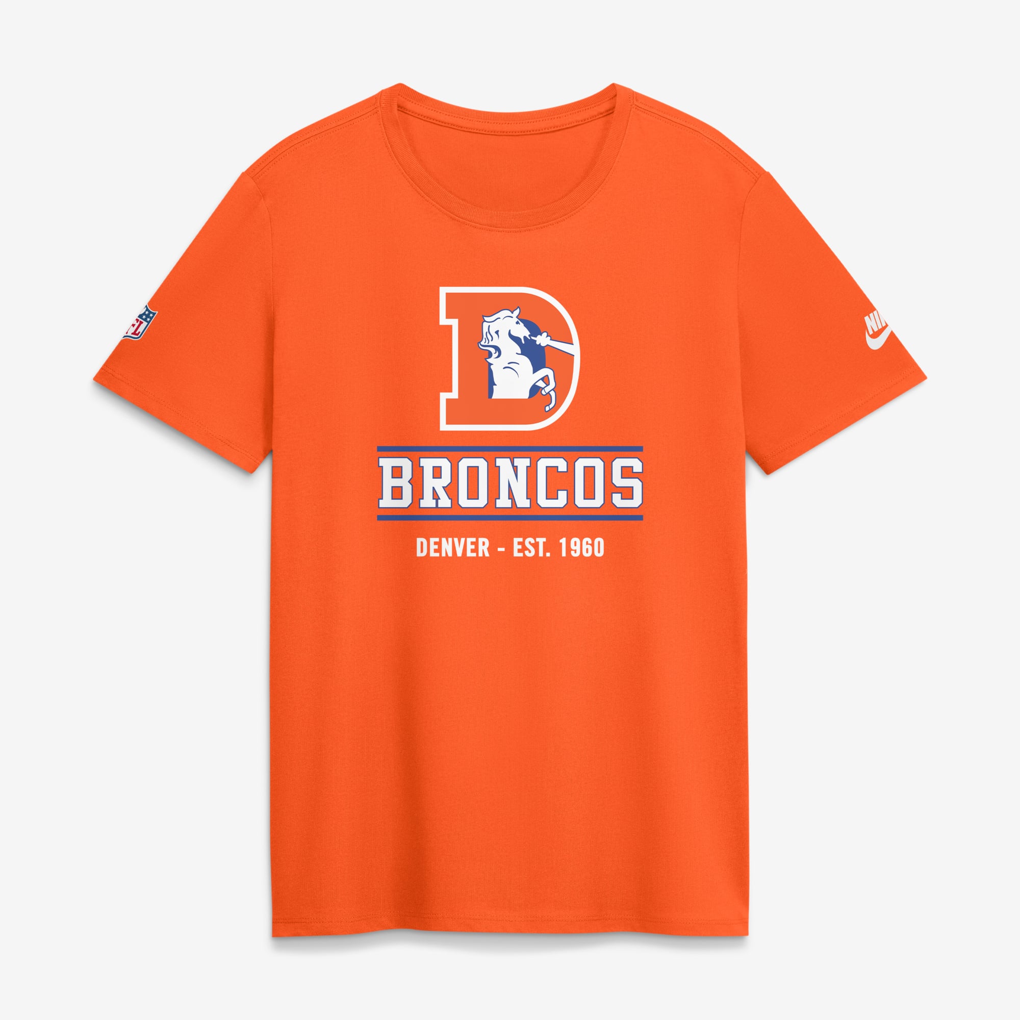 Women's Nike Orange Denver Broncos Sideline Alt Dri-FIT T-Shirt