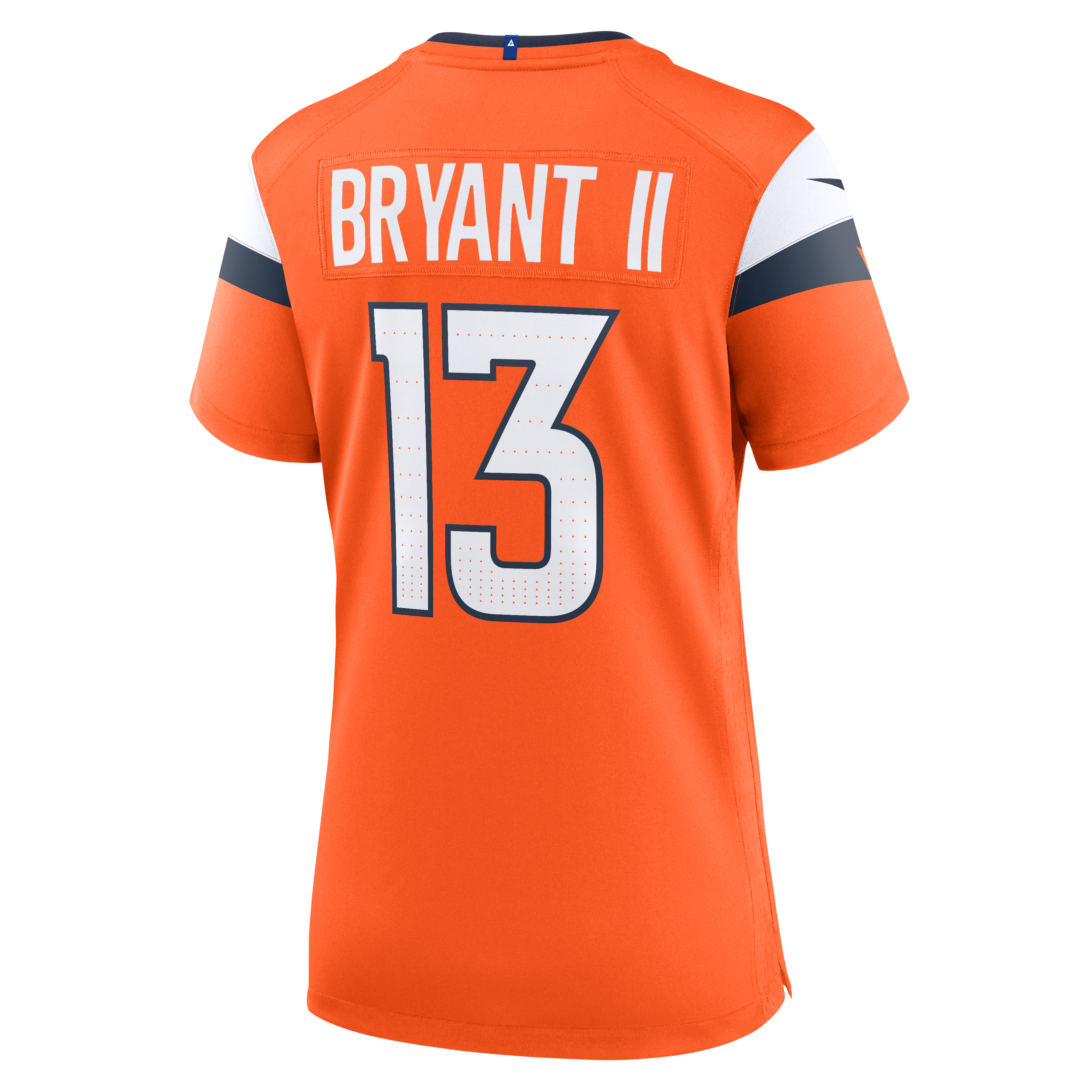 Maillot de match Nike Pat Bryant orange Denver Broncos pour femmes