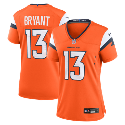 Pat Bryant Denver Broncos Nike Women's Team Game Jersey - Orange