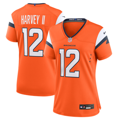 RJ Harvey Denver Broncos Nike Women's Team Game Jersey - Orange