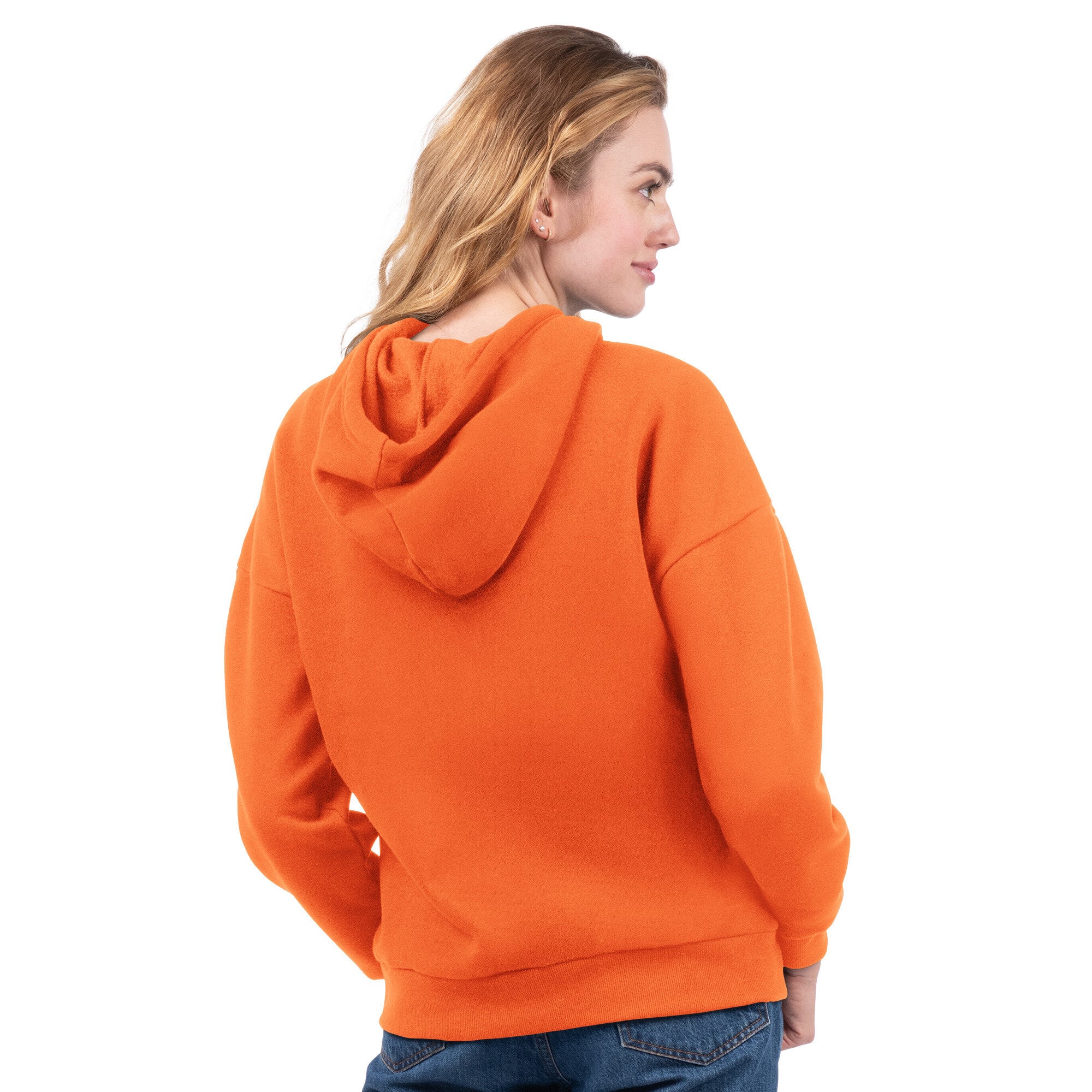 Ensemble sweat à capuche et t-shirt Starter bleu marine/orange Denver Broncos pour femmes