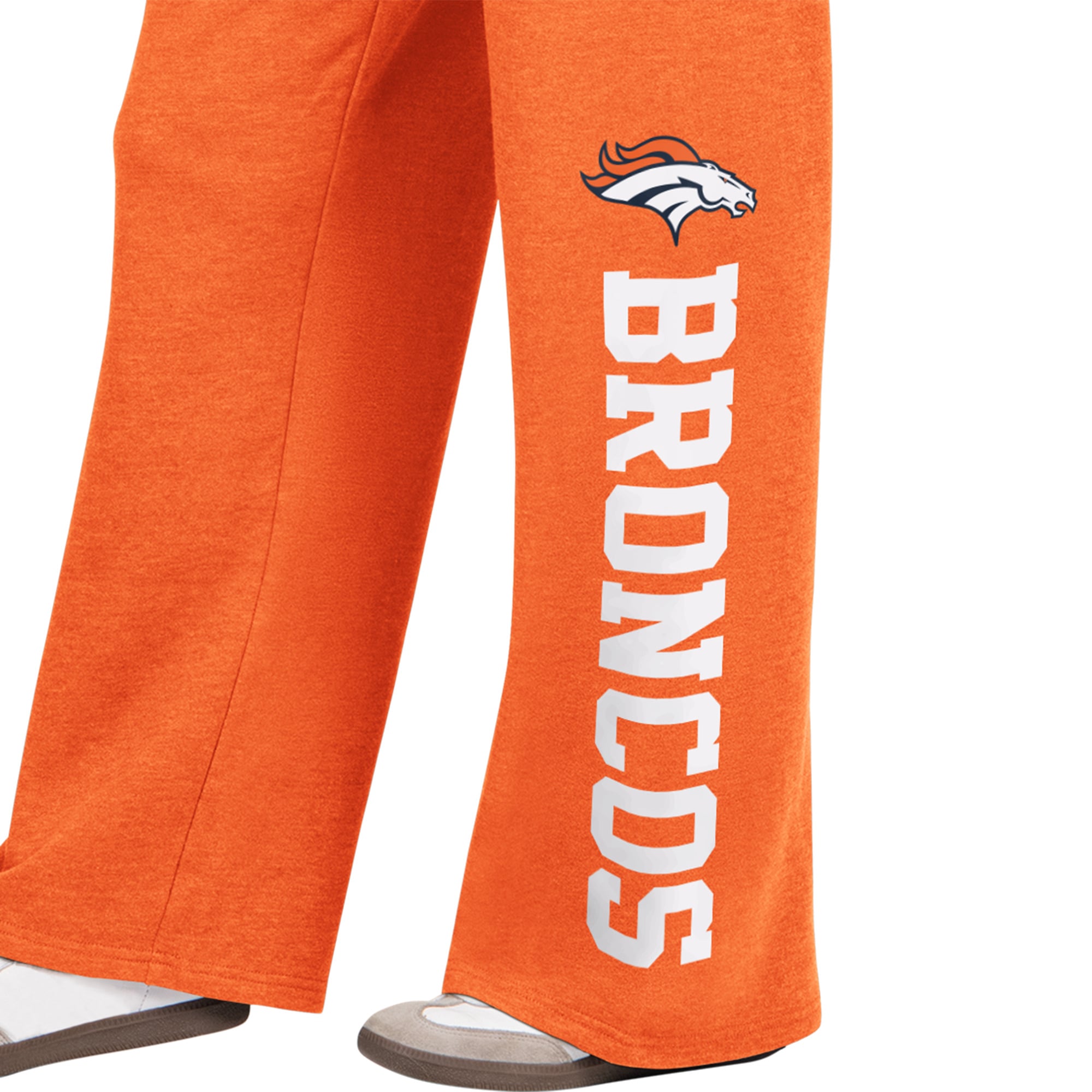 Pantalon de survêtement large Starter Orange Denver Broncos Field pour femmes