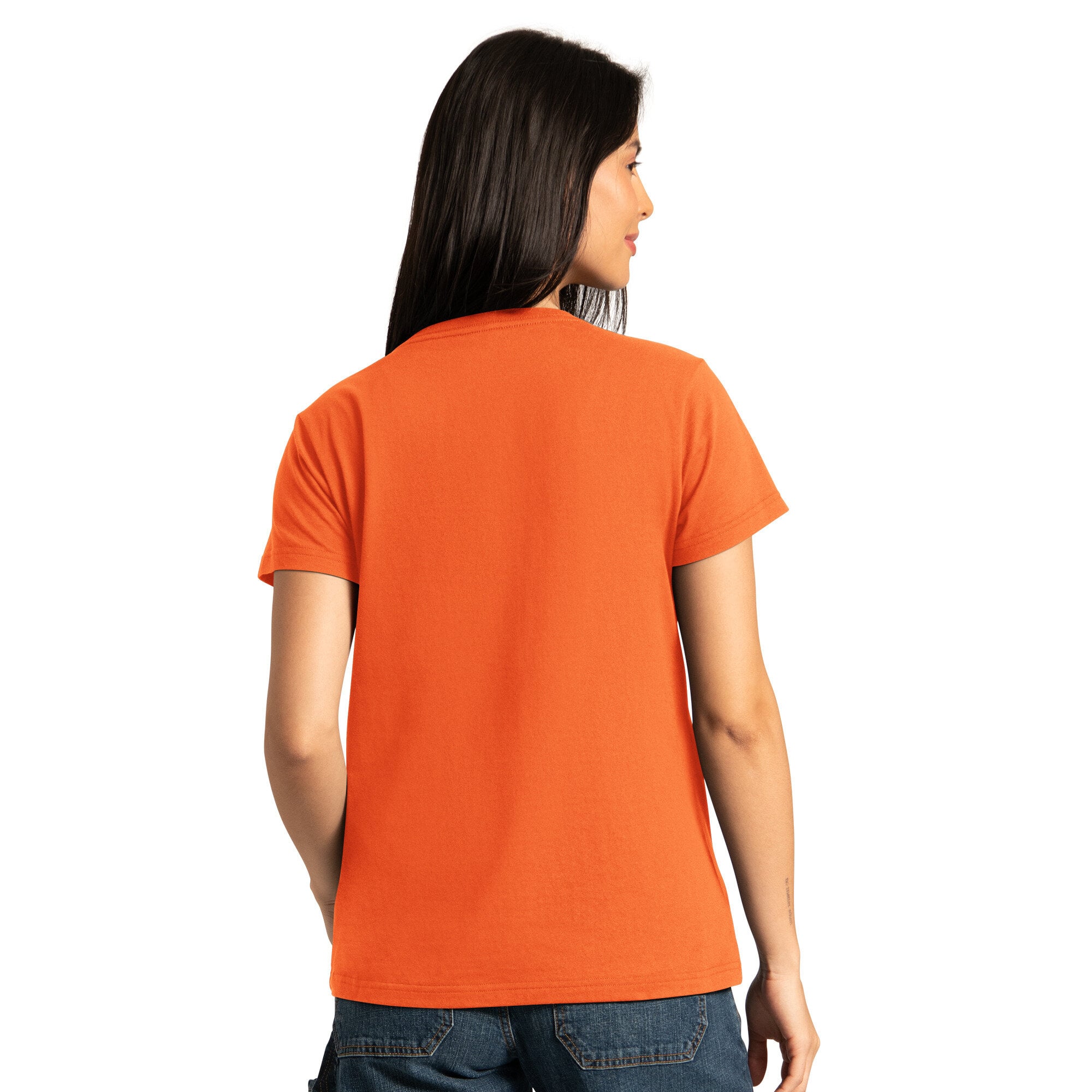 Pack de t-shirts à manches courtes et longues Starter orange/gris Denver Broncos pour femmes