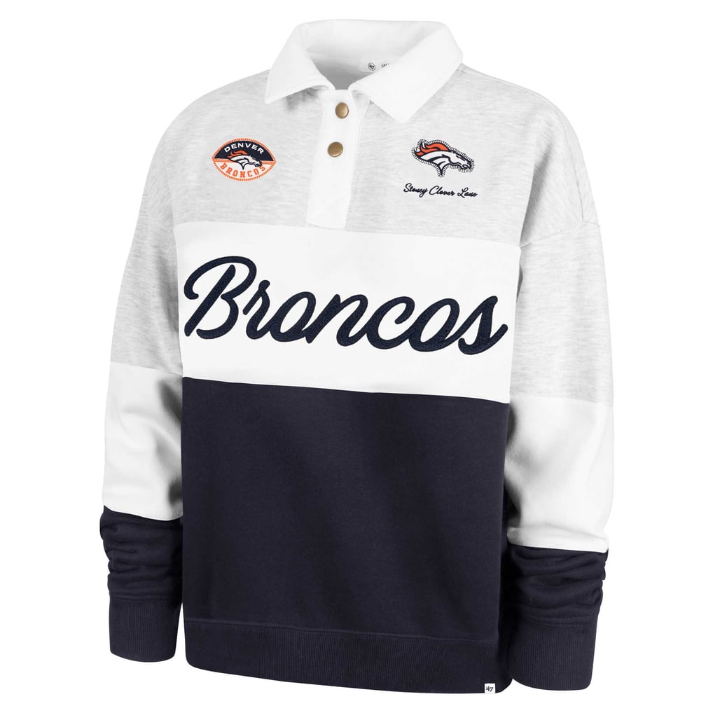 Denver Broncos Stoney Clover Lane x '47 Women's Cursive Paneled Rugby ...