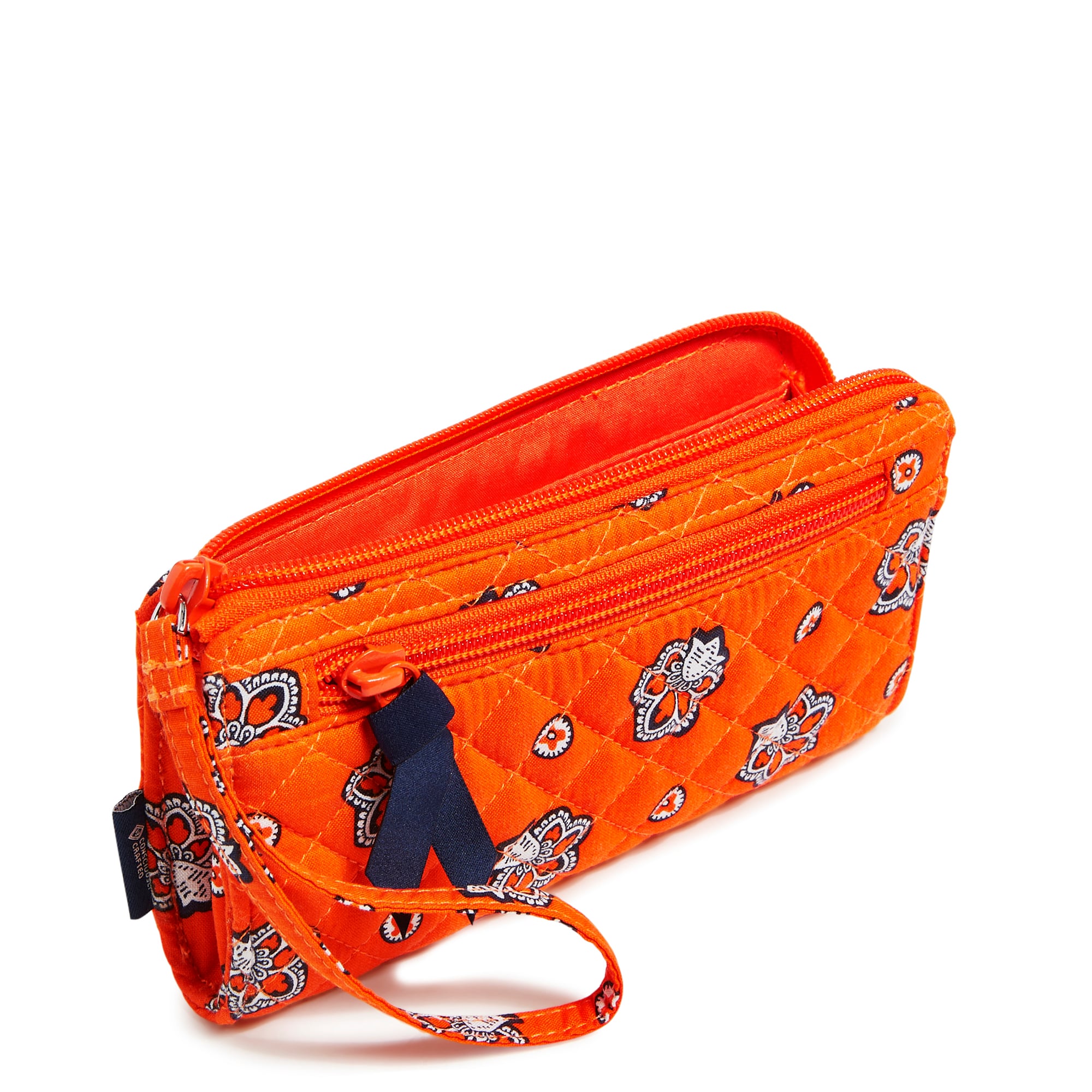 Women's Vera Bradley Denver Broncos RFID Front-Zip Wristlet