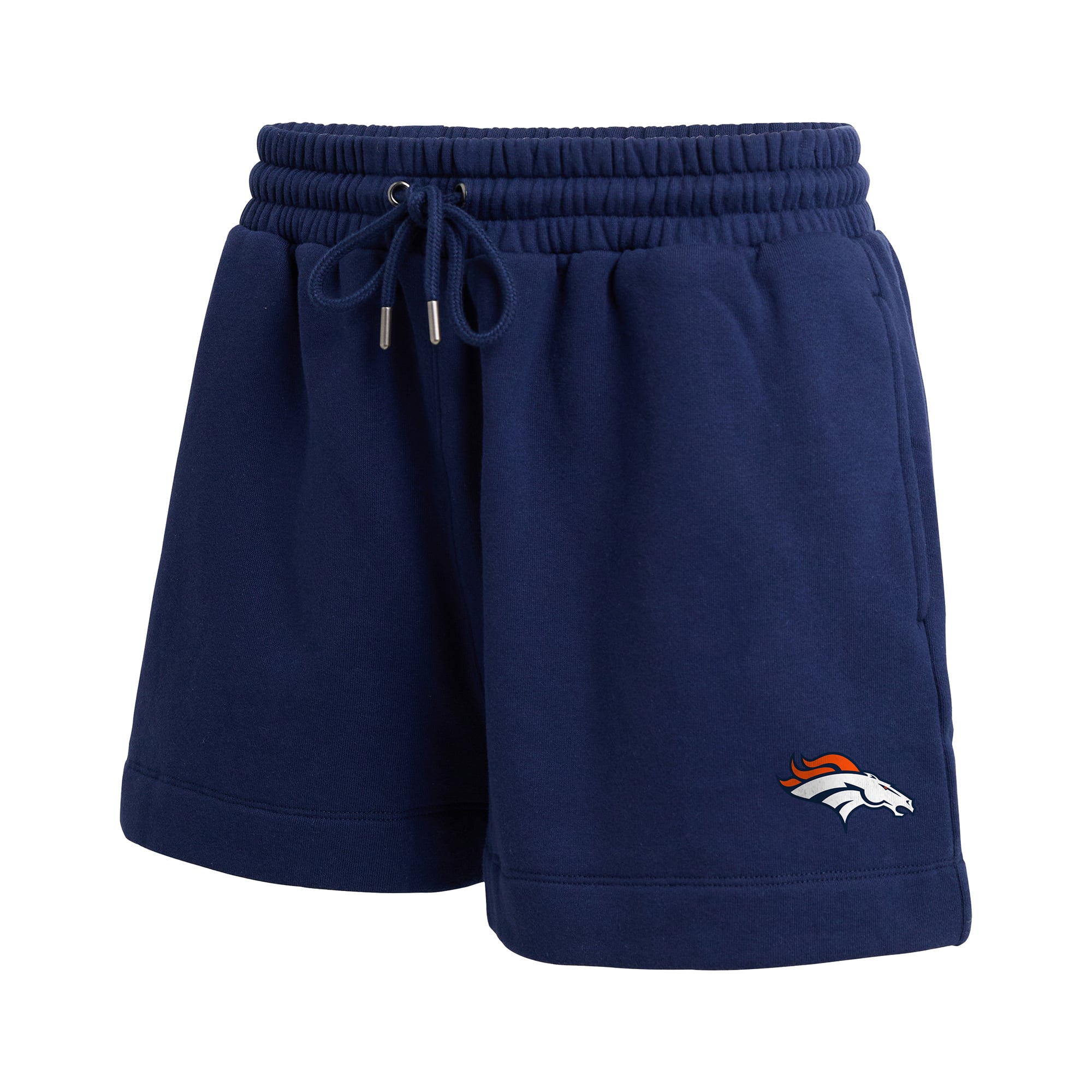 Women's WEAR by Erin Andrews Navy Denver Broncos Fleece V-Neck Lounge Set