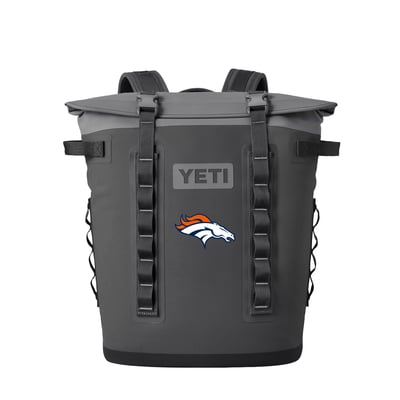  Denver Broncos YETI Hopper M20 Soft Cooler Backpack - Charcoal