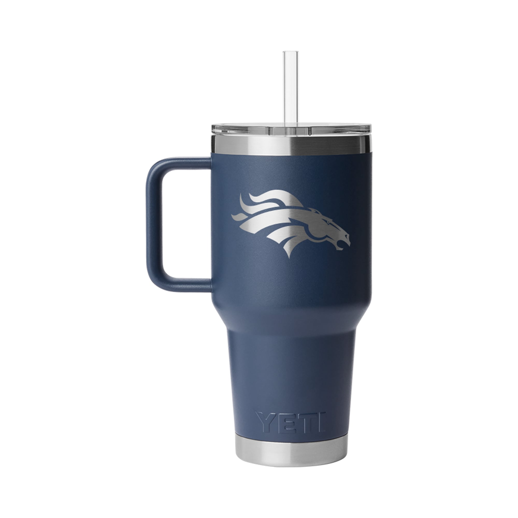 Mug à paille YETI Denver Broncos Rambler 2.0 de 1 litre (35 oz
