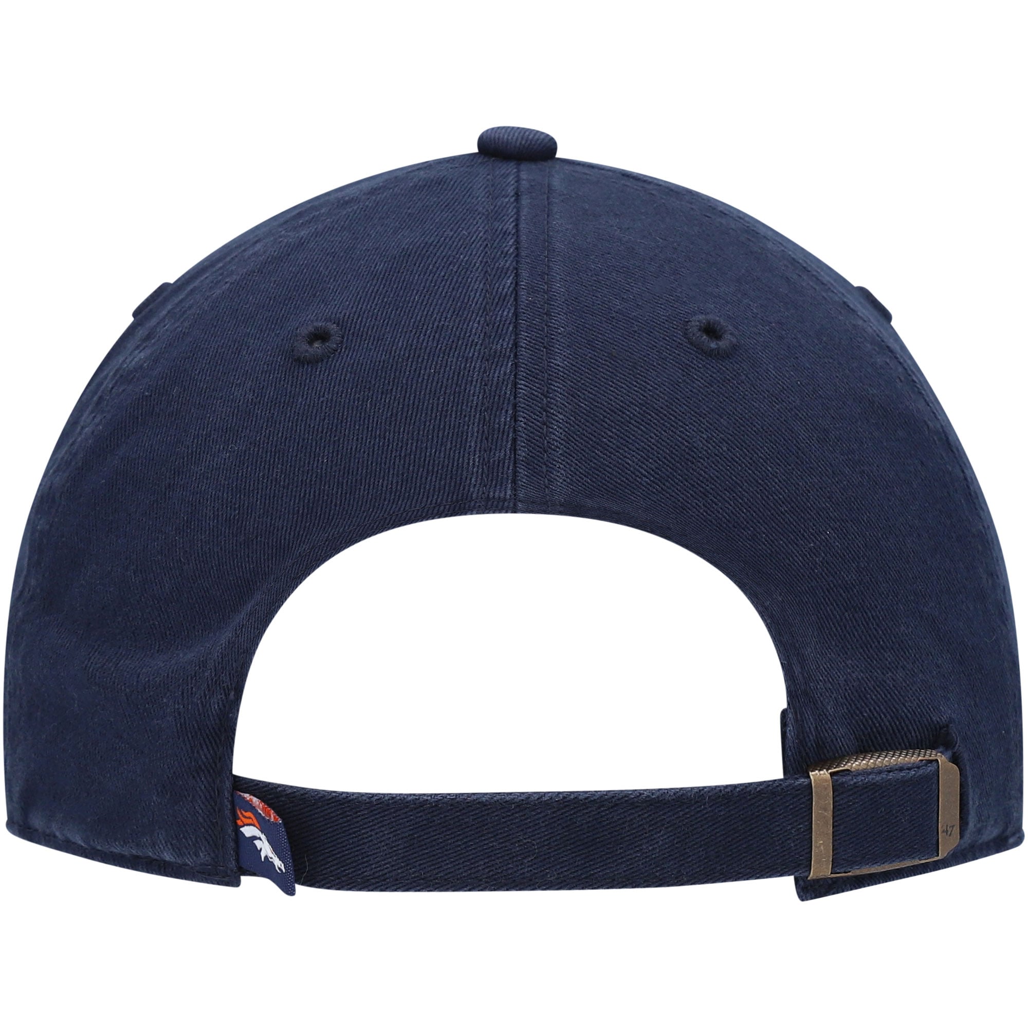 Youth '47 Navy Denver Broncos Logo Clean Up Adjustable Hat