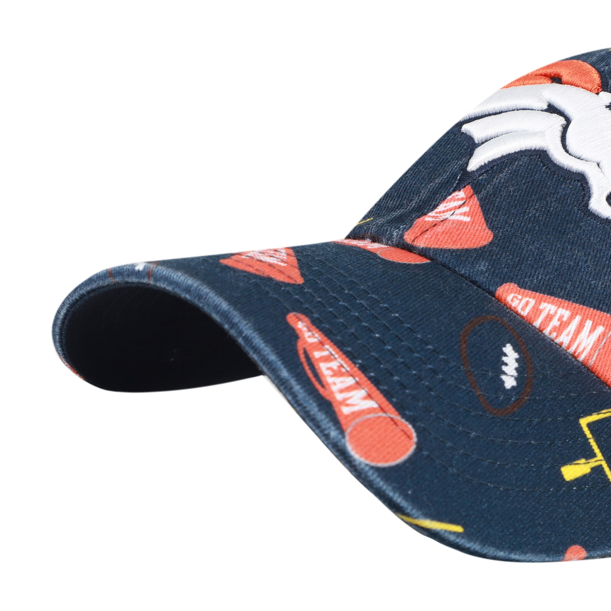 Youth '47 Navy Denver Broncos Stomping Ground Clean Up Adjustable Hat