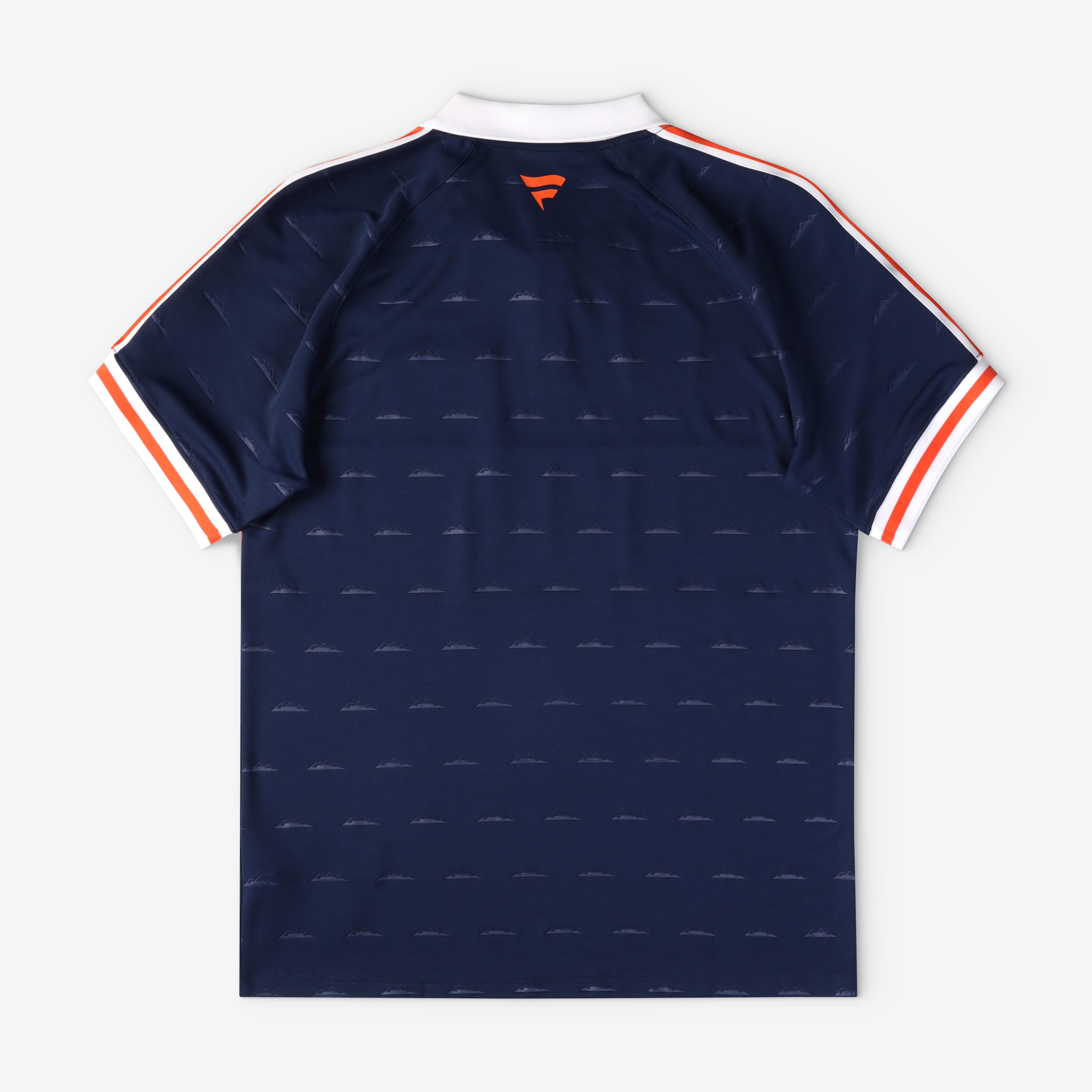 Youth Fanatics Navy Denver Broncos Football x Collared Fan Top