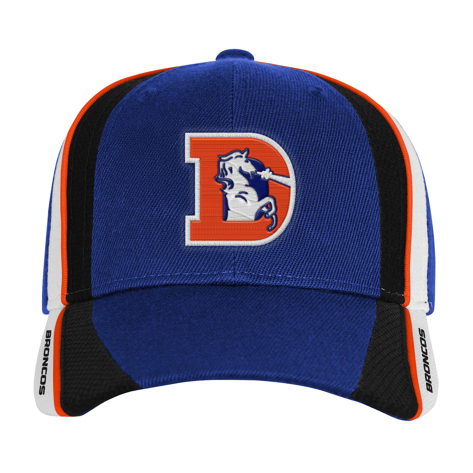 Casquette ajustable Mitchell & Ness Royal Denver Broncos Club Downforce Pro Crown pour enfant