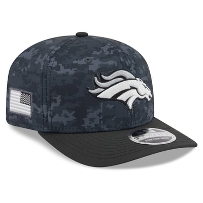 Denver Broncos New Era Youth 2026 Salute To Service 9SEVENTY Adjustable Hat - Black