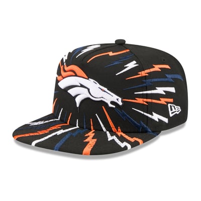 Denver Broncos New Era Youth Bolt 9FIFTY A-Frame Snapback Hat - Black
