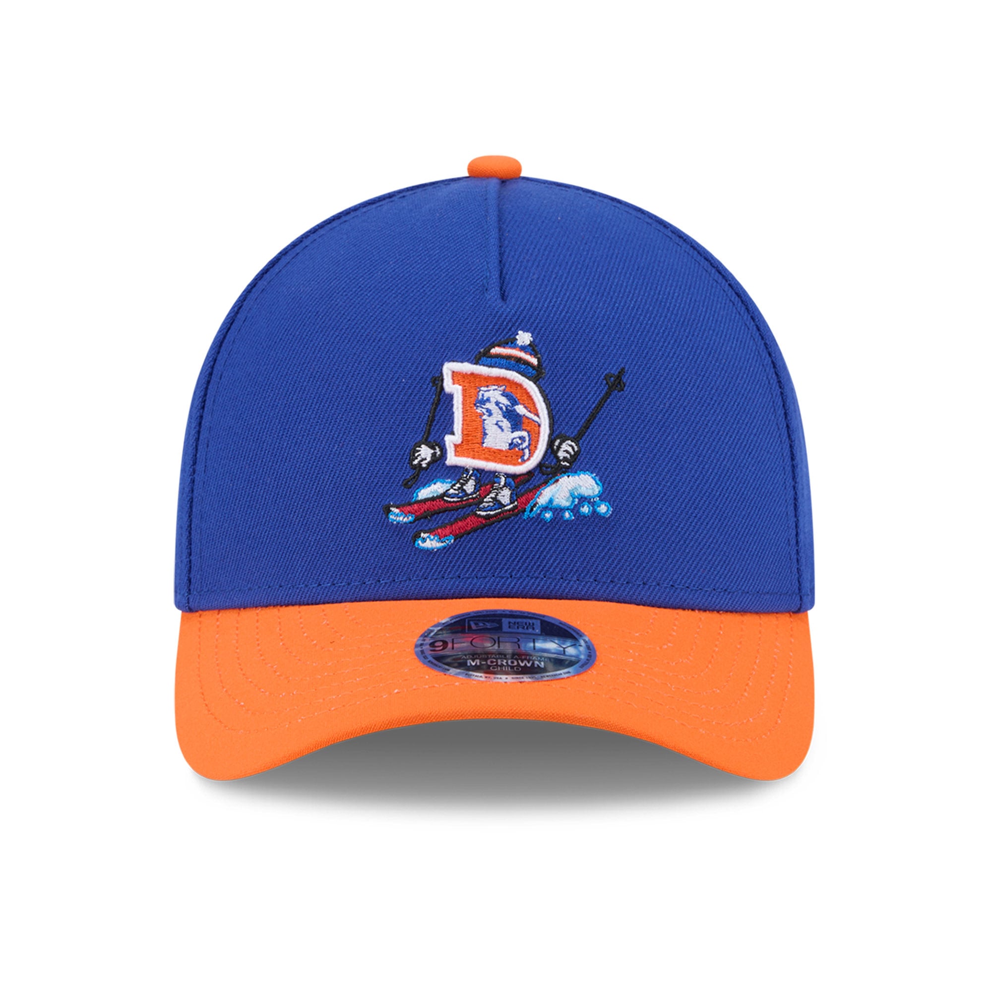 Casquette ajustable New Era bleue Denver Broncos 9FORTY pour jeunes