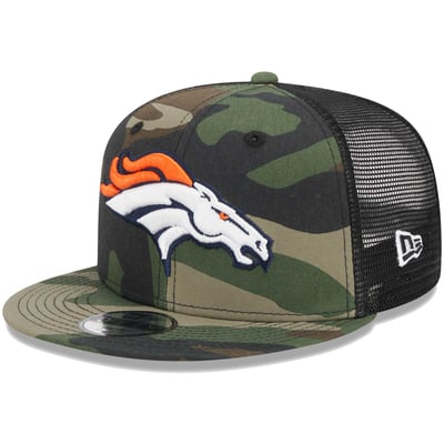 Denver Broncos New Era Youth  Main Trucker 9FIFTY Snapback Hat - Camo