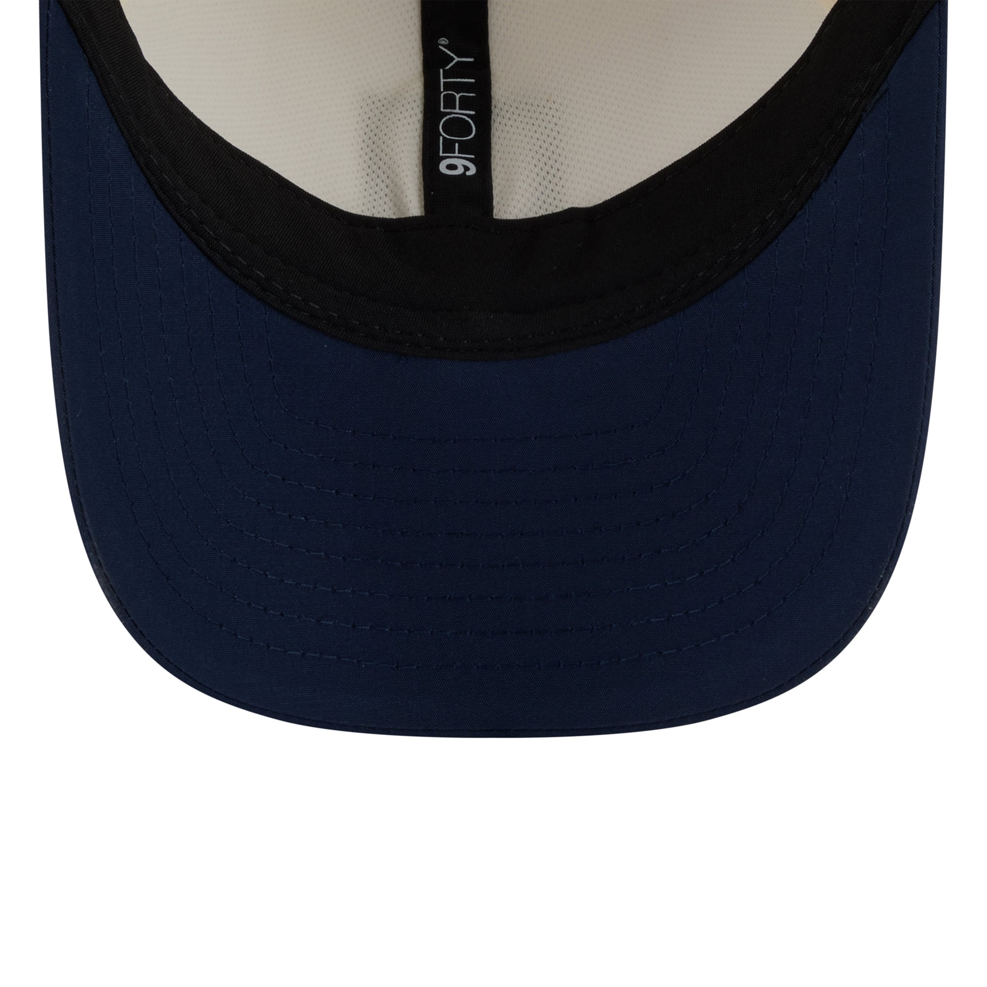 Youth New Era Cream/Navy Denver Broncos 2026 Training Camp 9FORTY M-Crown Adjustable Hat