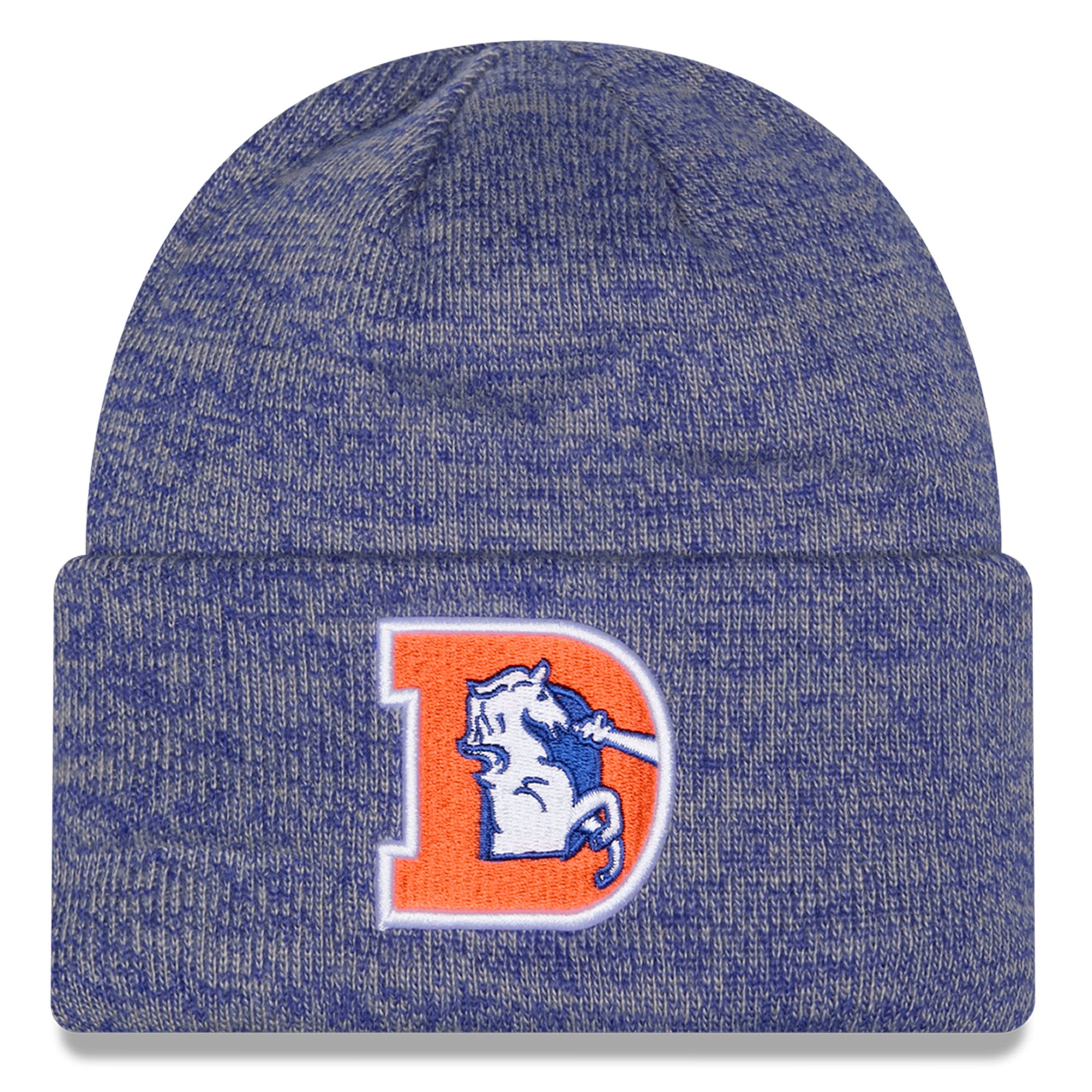 Bonnet à revers chiné New Era Royal Denver Broncos pour enfant