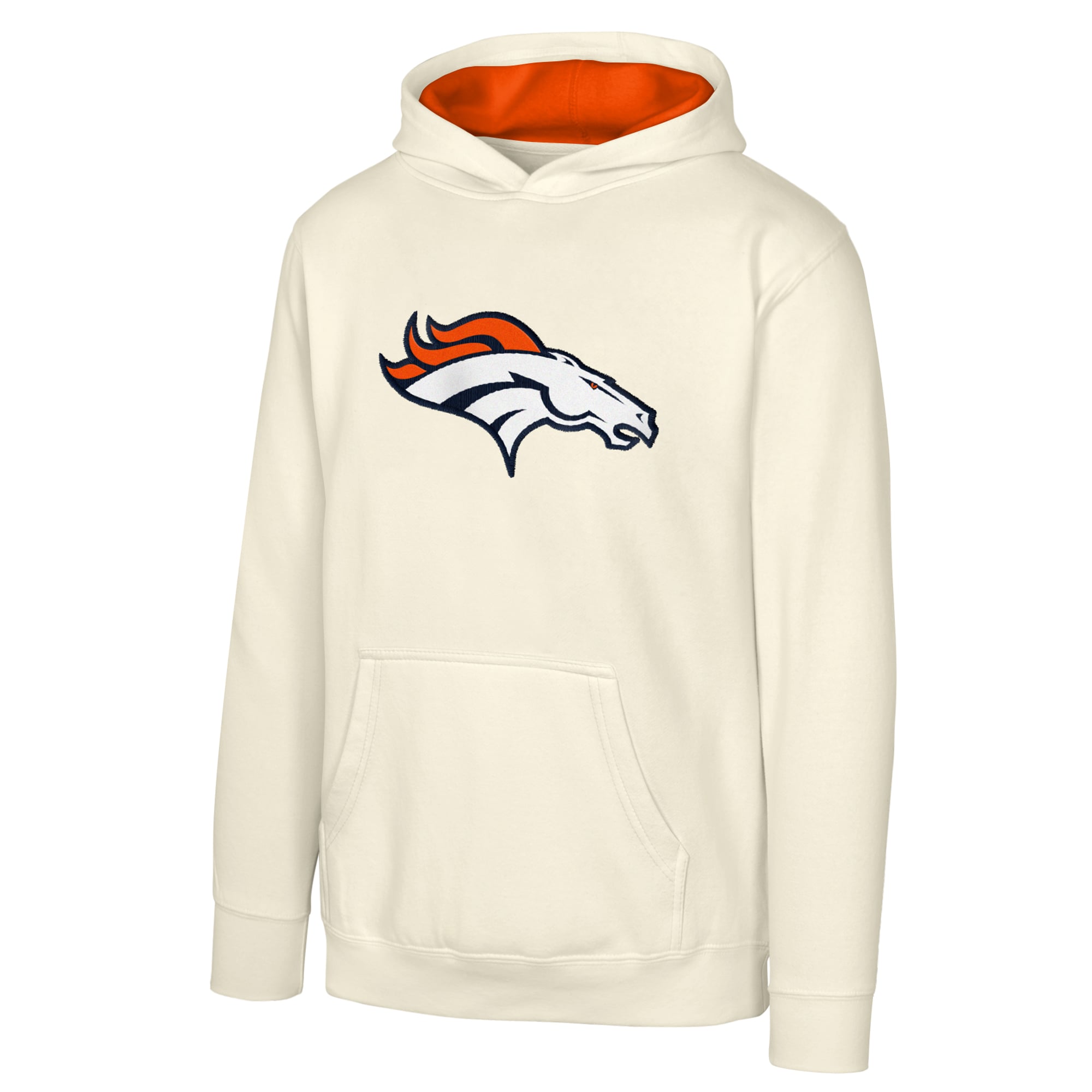 Youth Outerstuff Natural Denver Broncos Prime Pullover Hoodie