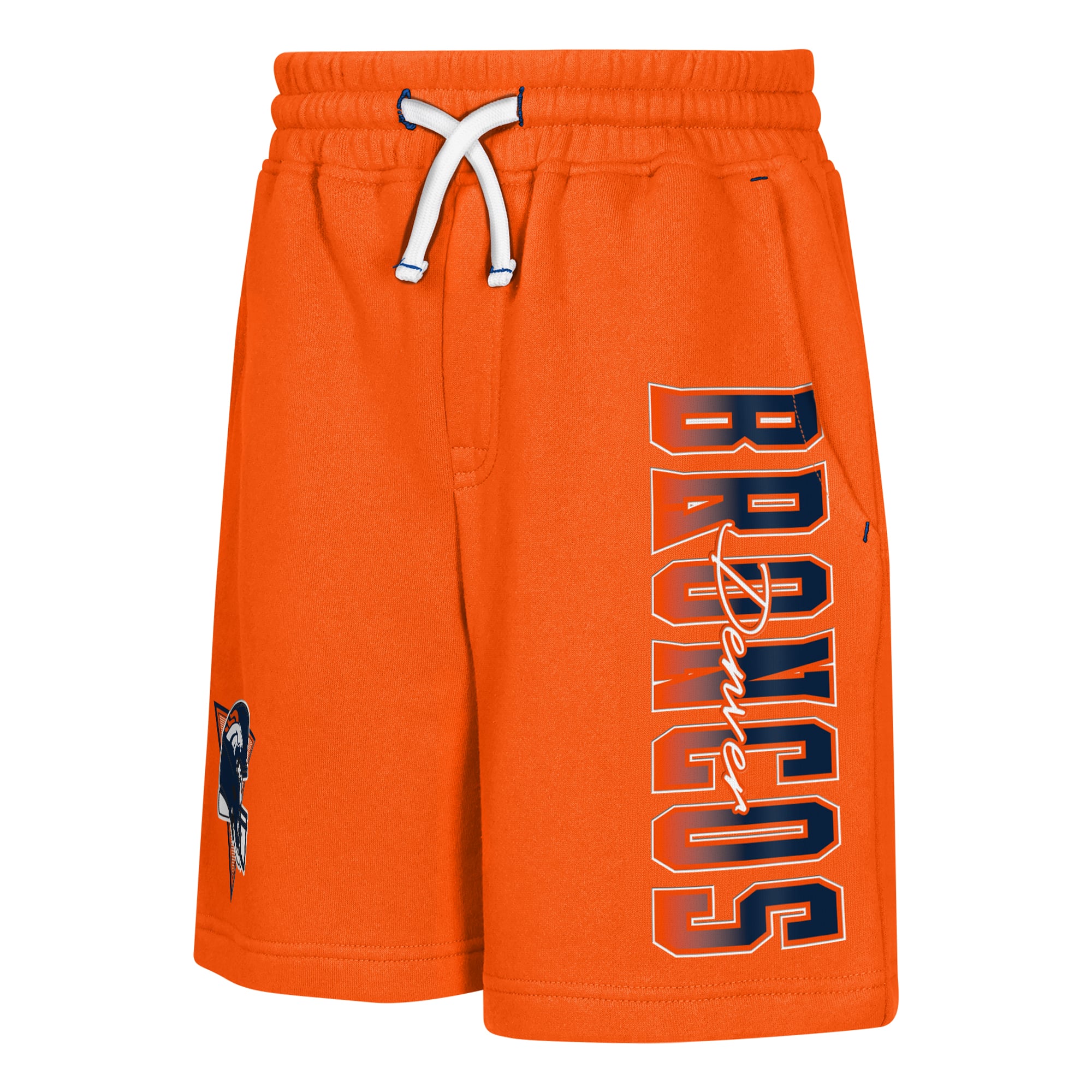 Youth Outerstuff Orange Denver Broncos Audible Fleece Shorts