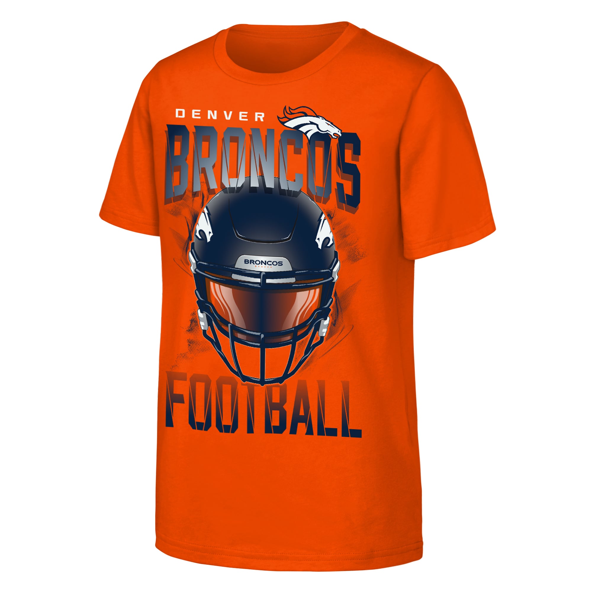 Youth Outerstuff Orange Denver Broncos Full Gear T-Shirt