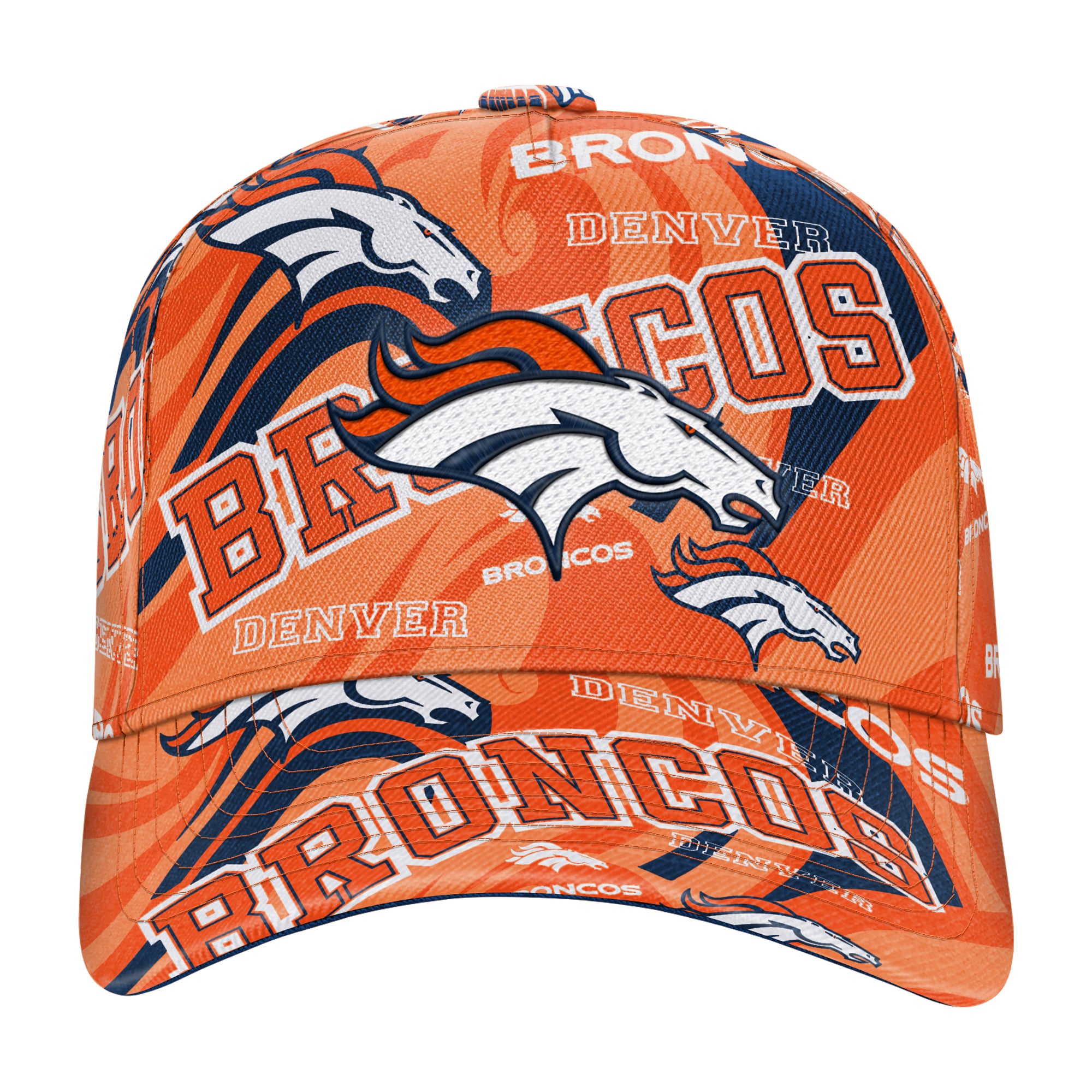 Youth Outerstuff Orange Denver Broncos Shift Adjustable Hat
