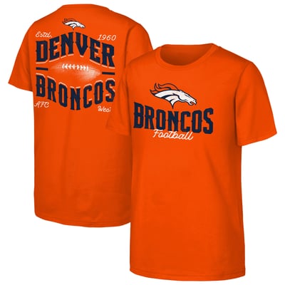  Denver Broncos Outerstuff Youth Top Pick T-Shirt - Orange