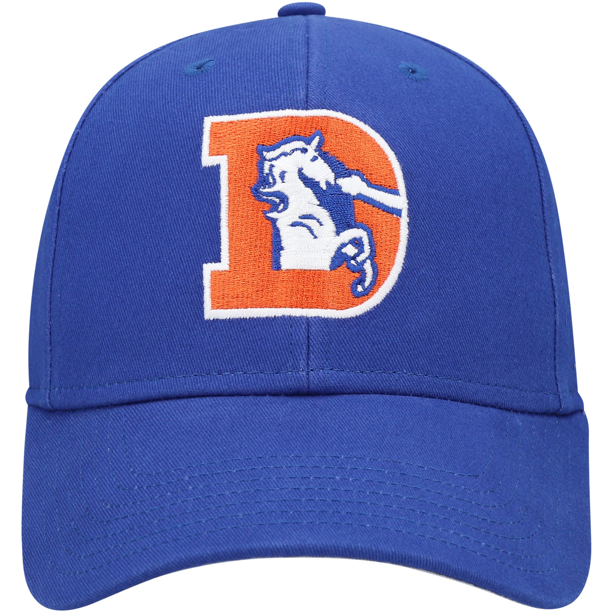 Youth Royal Denver Broncos Basic MVP Adjustable Hat