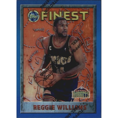 1995-96 Finest Refractors #107 Reggie Williams