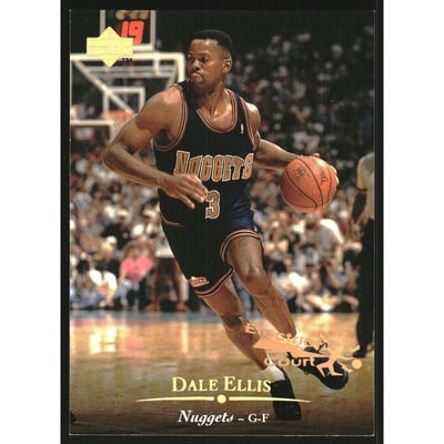 1995-96 Upper Deck Electric Court Gold #236 Dale Ellis