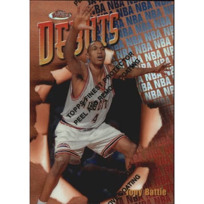 1997-98 Finest Refractors #105 Tony Battie B