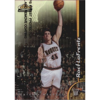 1998-99 Finest Refractors #228 Raef LaFrentz