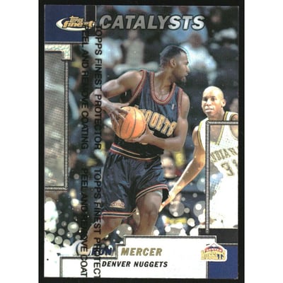 1999-00 Finest Refractors #242 Ron Mercer CAT
