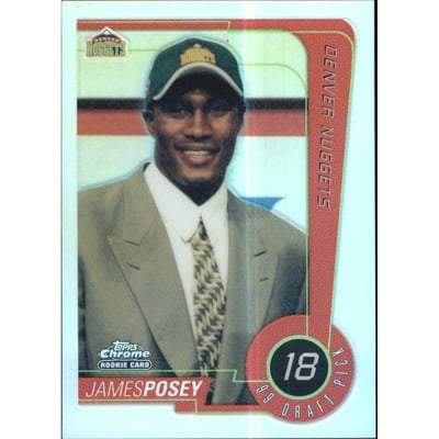 1999-00 Topps Chrome Refractors #119 James Posey