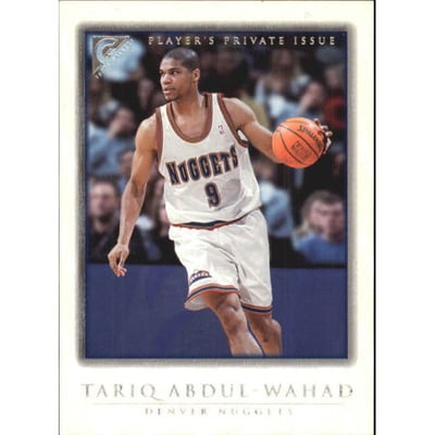1999-00 Topps Gallery Player's Private Issue #24 Tariq Abdul-Wahad