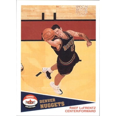 2001-02 Fleer Shoebox Footprints #39 Raef LaFrentz