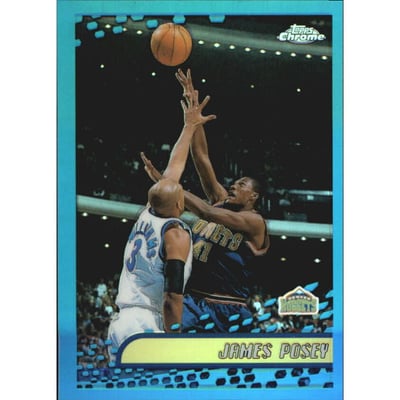 2001-02 Topps Chrome Refractors #72 James Posey