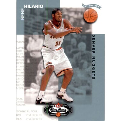 2002-03 Fleer Box Score First Edition #156 Nene Hilario RS