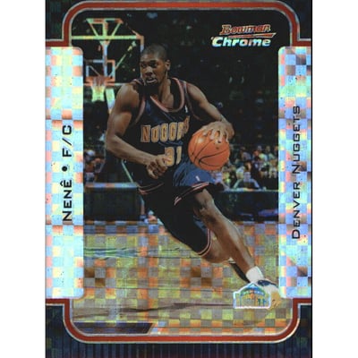 2003-04 Bowman Chrome X-fractors #71 Nene Hilario