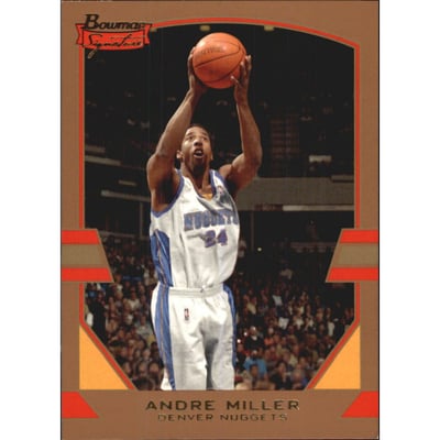 2003-04 Bowman Signature Edition Gold #37 Andre Miller