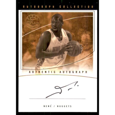 2003-04 Flair Final Edition Autograph Collection #N Nene/200
