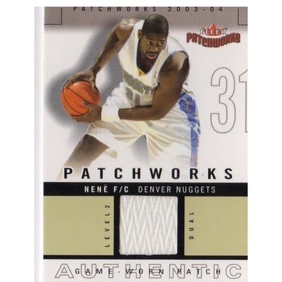 2003-04 Fleer Patchworks Jerseys Dual Color #N Nene
