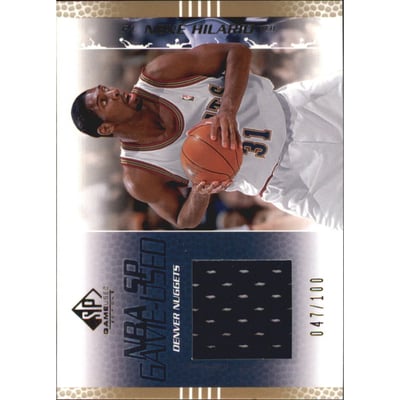 2003-04 SP Game Used Gold #20 Nene Hilario JSY