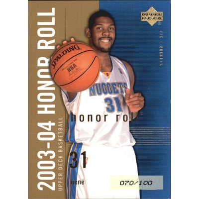 2003-04 Upper Deck Honor Roll Gold #19 Nene