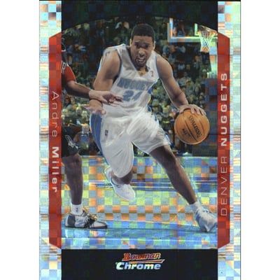 2004-05 Bowman Chrome X-Fractors #24 Andre Miller