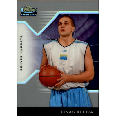 2004-05 Finest Refractors #217 Linas Kleiza